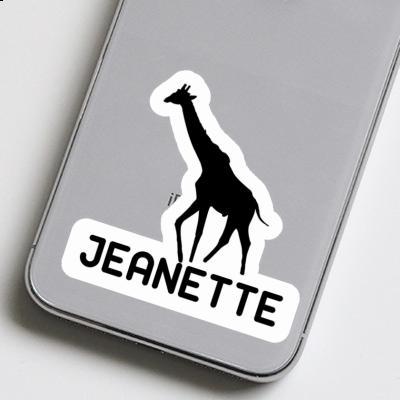 Autocollant Jeanette Girafe Notebook Image