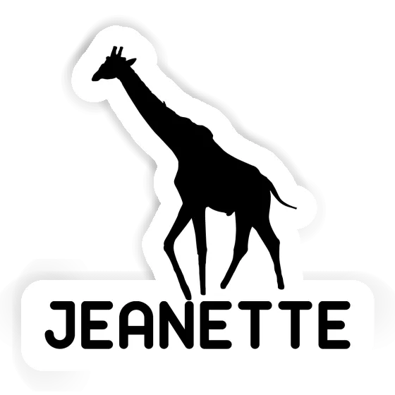 Autocollant Jeanette Girafe Gift package Image