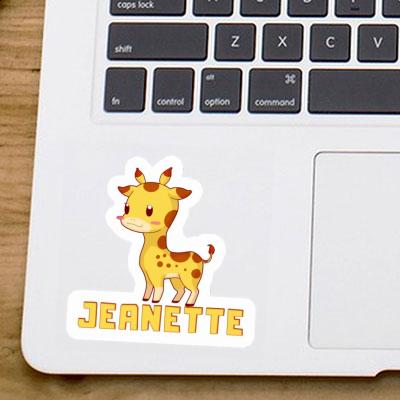 Jeanette Sticker Giraffe Image