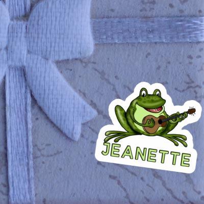 Guitar Frog Sticker Jeanette Gift package Image