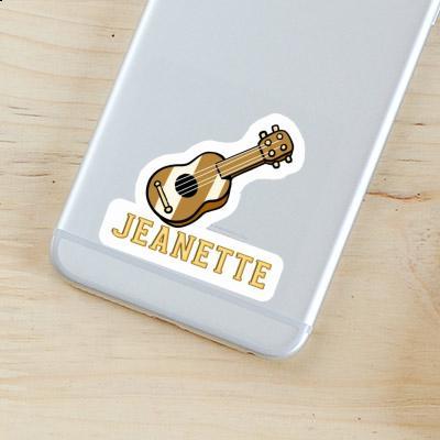 Sticker Gitarre Jeanette Notebook Image