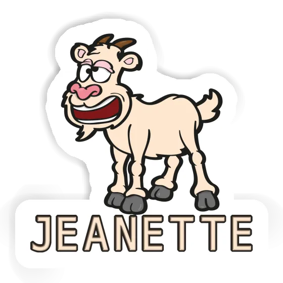 Goat Sticker Jeanette Notebook Image