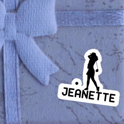 Sticker Golfer Jeanette Gift package Image