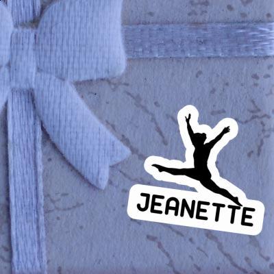 Jeanette Sticker Gymnast Image