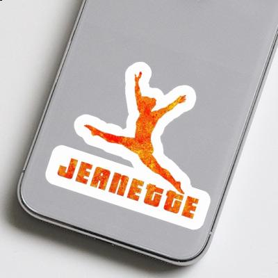 Sticker Gymnast Jeanette Image