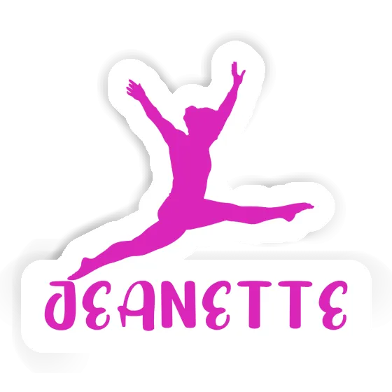 Sticker Gymnast Jeanette Image