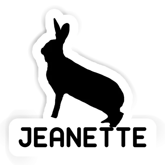 Sticker Jeanette Rabbit Gift package Image