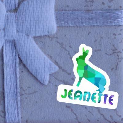 Rabbit Sticker Jeanette Notebook Image