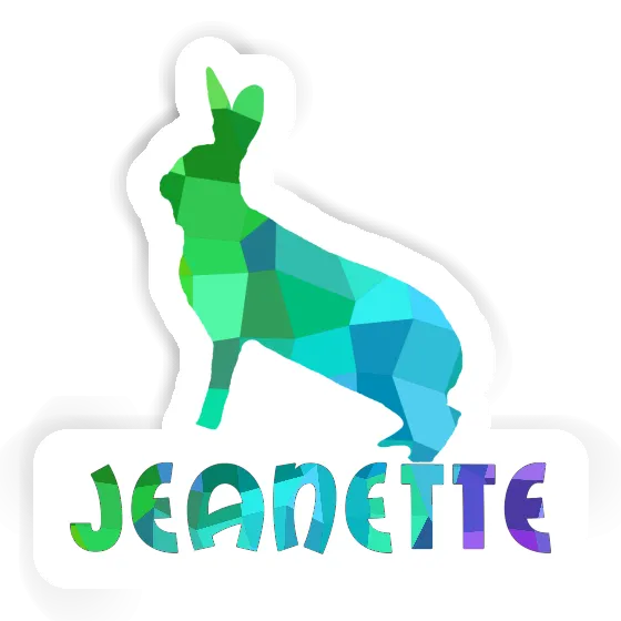 Rabbit Sticker Jeanette Image