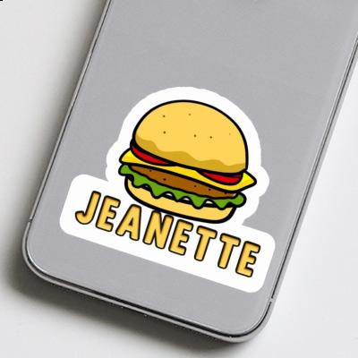 Sticker Jeanette Beefburger Laptop Image