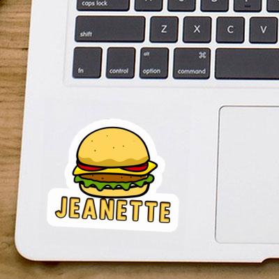 Sticker Jeanette Beefburger Notebook Image