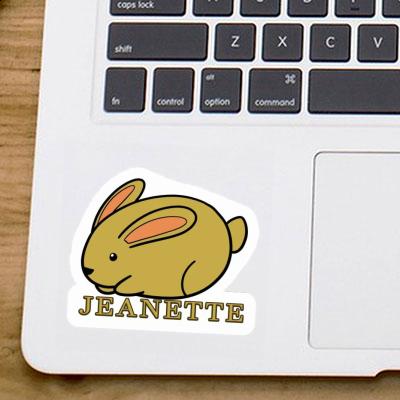 Sticker Rabbit Jeanette Laptop Image