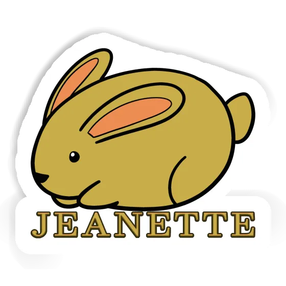 Sticker Rabbit Jeanette Image