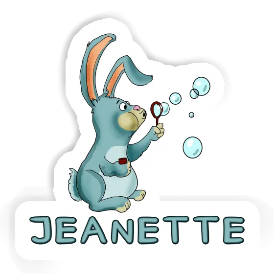 Jeanette Sticker Soap Bubbles Rabbit Gift package Image