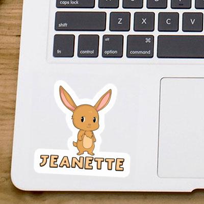 Sticker Rabbit Jeanette Image