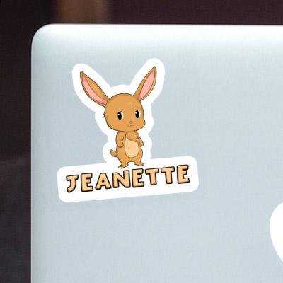 Jeanette Autocollant Lapin Notebook Image