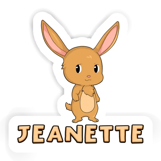 Sticker Rabbit Jeanette Laptop Image