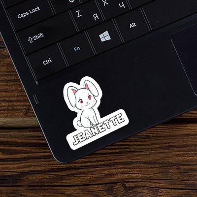 Jeanette Sticker Bunny Laptop Image