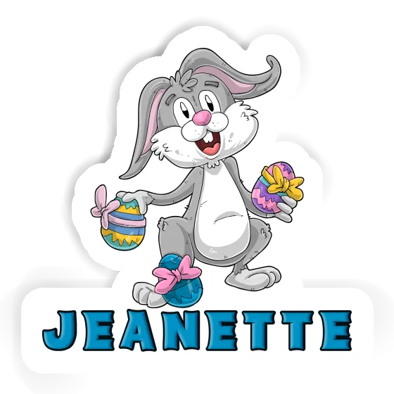 Easter Bunny Sticker Jeanette Gift package Image