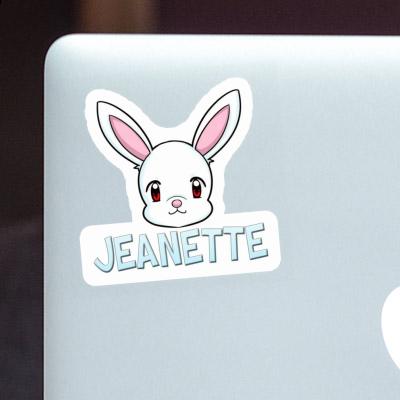 Lapin Autocollant Jeanette Notebook Image