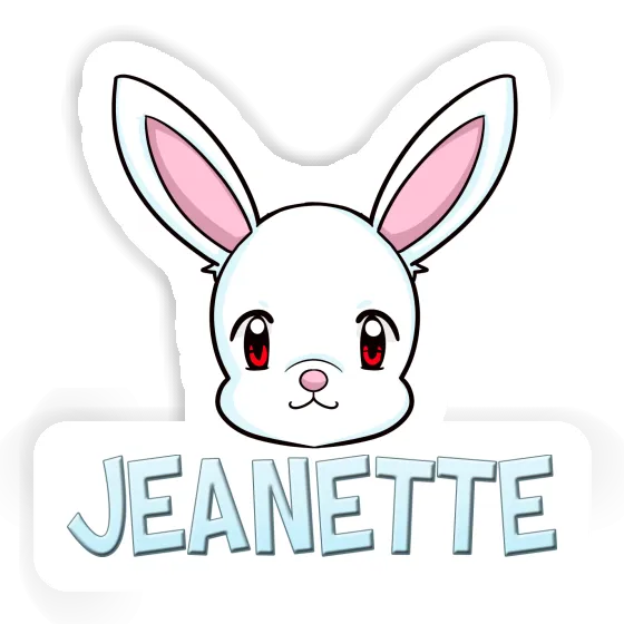 Sticker Rabbithead Jeanette Image