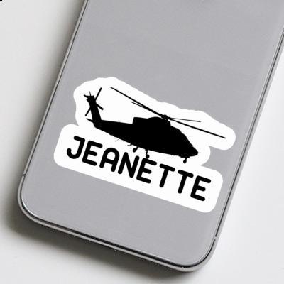 Sticker Jeanette Helikopter Image