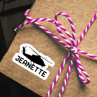 Jeanette Sticker Helicopter Notebook Image