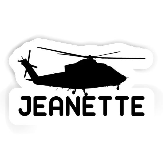 Sticker Jeanette Helikopter Laptop Image