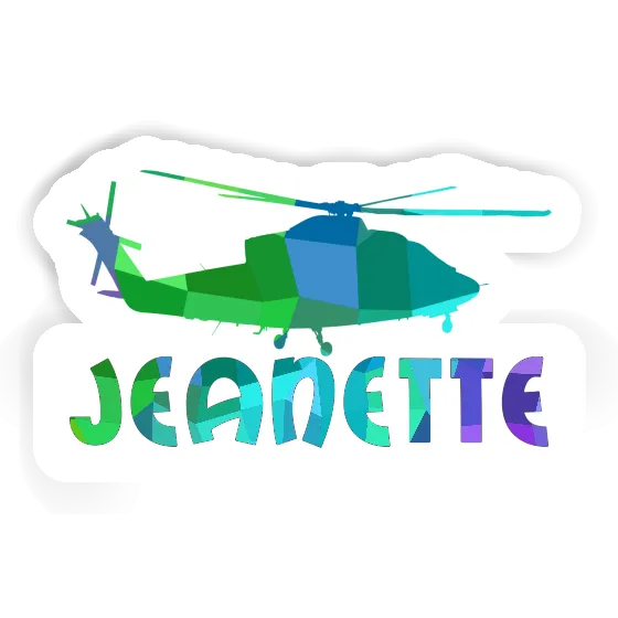 Helicopter Sticker Jeanette Gift package Image