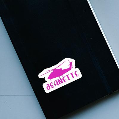 Sticker Jeanette Helicopter Laptop Image