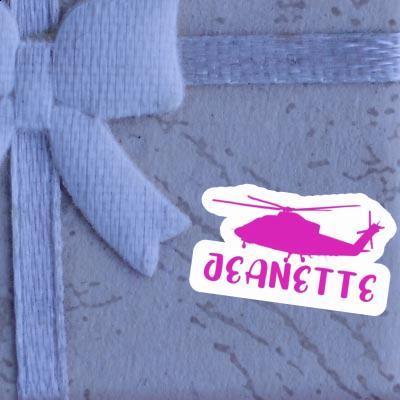 Sticker Jeanette Helicopter Gift package Image