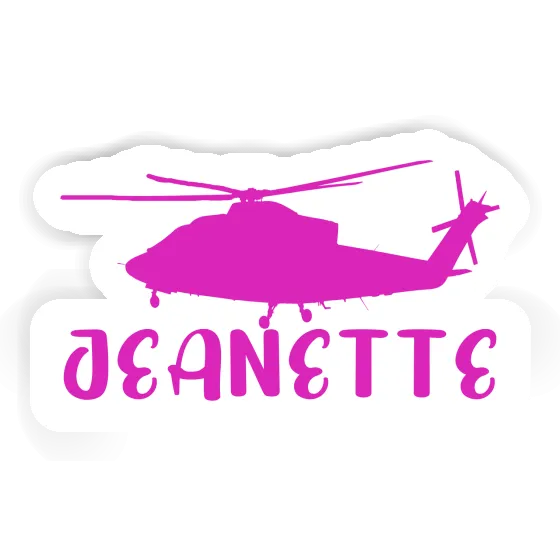 Sticker Jeanette Helicopter Gift package Image