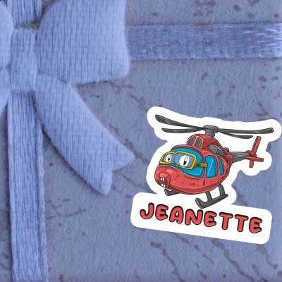 Jeanette Sticker Helicopter Notebook Image