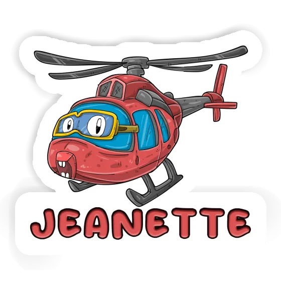 Jeanette Sticker Helicopter Gift package Image