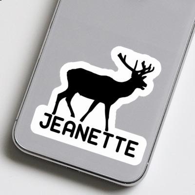 Deer Sticker Jeanette Laptop Image