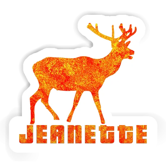 Sticker Deer Jeanette Laptop Image