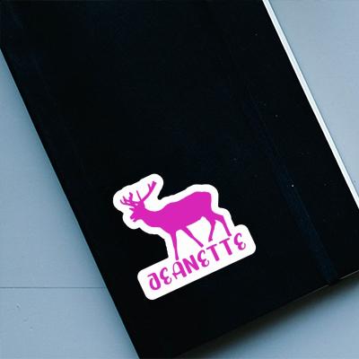 Sticker Deer Jeanette Laptop Image