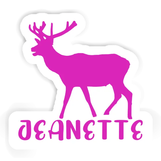 Sticker Deer Jeanette Notebook Image