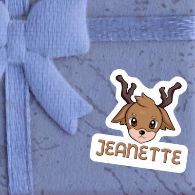 Sticker Deer Jeanette Laptop Image