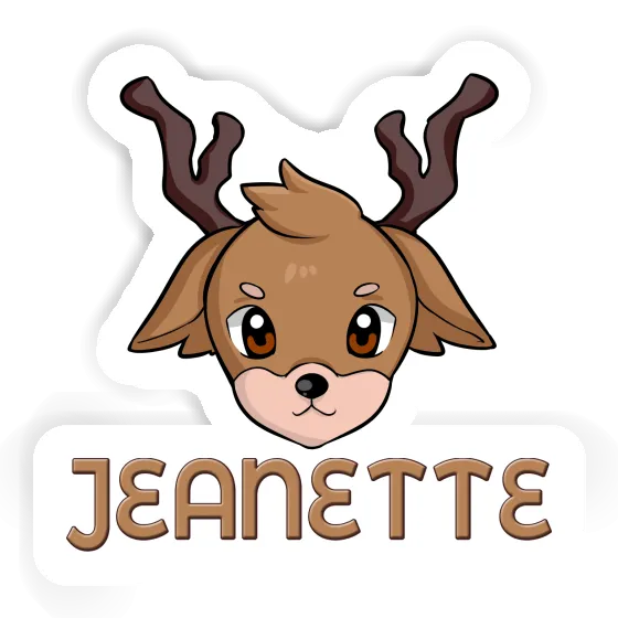 Sticker Deer Jeanette Image