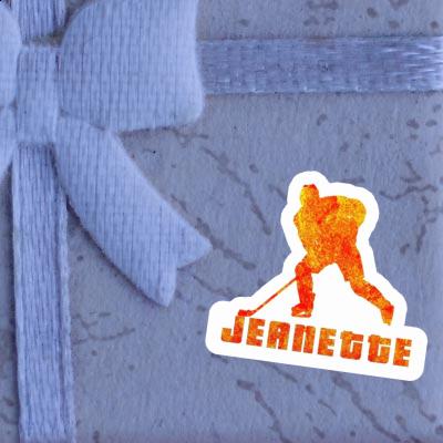 Sticker Hockey Player Jeanette Image