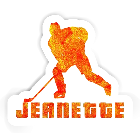 Sticker Hockey Player Jeanette Gift package Image