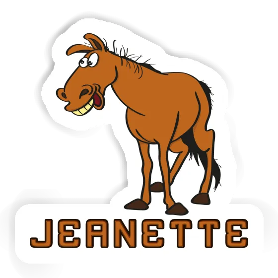 Horse Sticker Jeanette Notebook Image