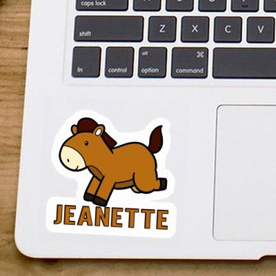 Sticker Jeanette Horse Image