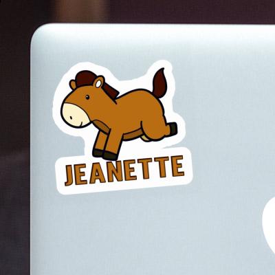 Sticker Jeanette Horse Gift package Image