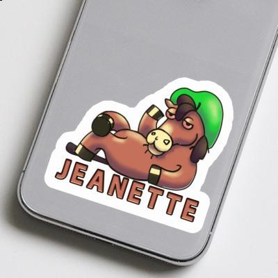 Sticker Jeanette Horse Laptop Image