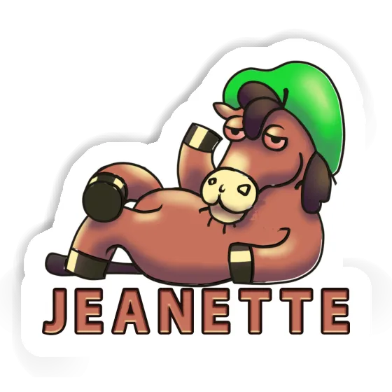 Sticker Jeanette Horse Image