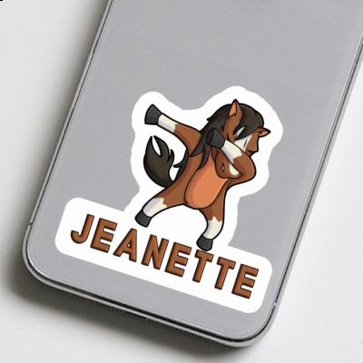 Jeanette Sticker Horse Image