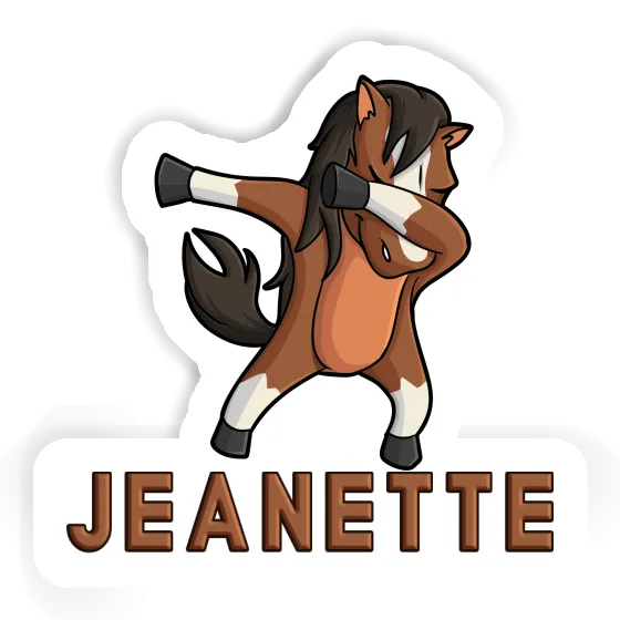 Jeanette Sticker Horse Laptop Image