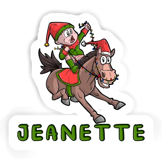 Jeanette Sticker Horse Image